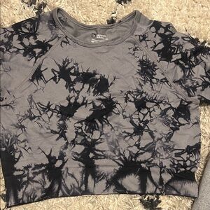 Stylish Gray and Black Women's Top